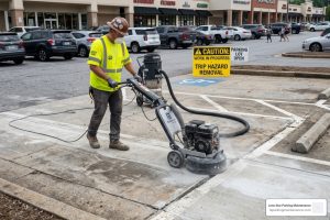 concrete grinding parking lots