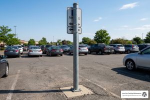 parking sign posts