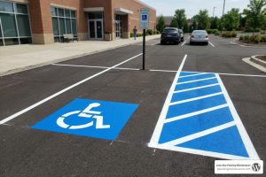 ADA compliant parking markings