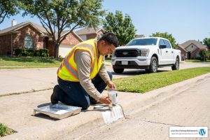 curb painting company Dallas