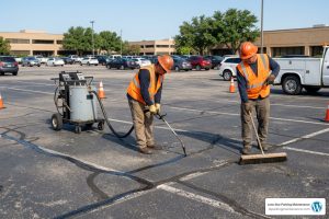 DFW asphalt crack maintenance parking lot deterioration