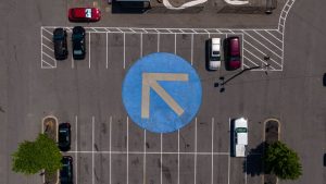 parking lot signage