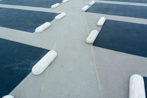 concrete wheel stopper parking lot